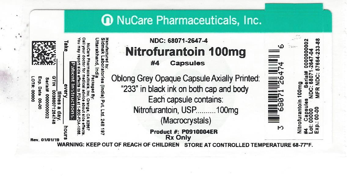 Nitrofurantion Lactose Monohydrate